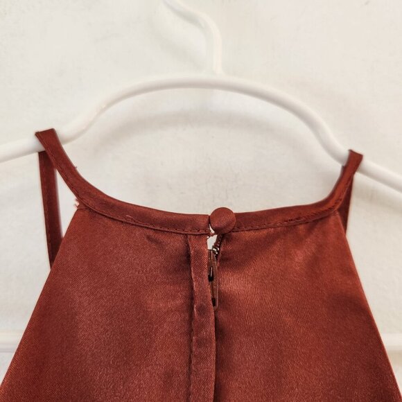 Galina Signature Junior Bridesmaids Dress Cinnamon Orange JB9955 Girls 6 - Picture 7 of 10